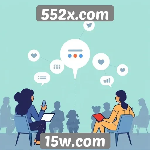 Explorando as funcionalidades de comunidade em 552x.com