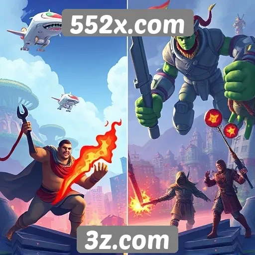 Comparação de jogos populares no 552x.com
